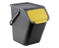 Practic BINI pojemnik do segregacji odpadów czarny/żółty - 1101072 - zdjęcie 1