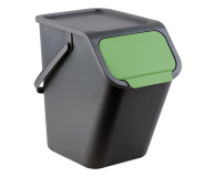 Practic BINI pojemnik do segregacji odpadów czarny/zielony - 1101067 - zdjęcie 1