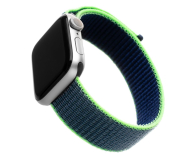 FIXED Nylon Strap do Apple Watch neon blue - 1086799 - zdjęcie 1