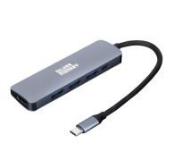 Silver Monkey Adapter USB-C - HDMI, 3xUSB, USB-C PD - 735160 - zdjęcie 1