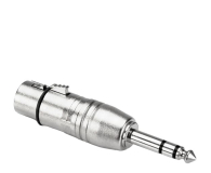 Hosa Adapter gniazdo XLR – wtyk TRS 6.35mm - 1102693 - zdjęcie 1