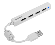 SpeedLink SNAPPY SLIM USB Hub, 4x USB 2.0 biały - 691098 - zdjęcie 1