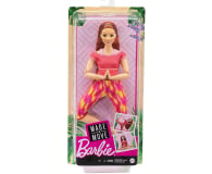 Barbie Made To Move Gimnastyczka Lalka Czerwone Ubranko - 1035440 - zdjęcie 5