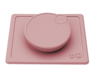EZPZ Silikonowa miseczka + pokrywka Mini Bowl pastelowy róż - 1035788 - zdjęcie 1
