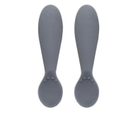 EZPZ Silikonowa łyżeczka Tiny Spoon 2 szt. szara - 1034350 - zdjęcie 2