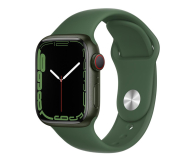 Apple Watch 7 41/Green Aluminum/Clover Sport LTE - 686495 - zdjęcie 1