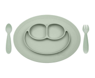EZPZ Komplet naczyń silikonowych Mini Feeding Set pastel zieleń - 1034391 - zdjęcie 1