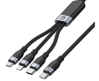 Unitek Przewód Ładujący USB-C 3w1 (Lightning 20W) - 720630 - zdjęcie 2