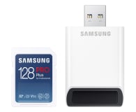 Samsung 128GB SDXC PRO Plus 160MB/s z czytnikiem
