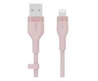 Belkin USB-A - Lightning Silicone 3m Pink - 731859 - zdjęcie 1