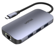 Unitek Hub N9+ USB-C HDMI, PD 100W, czytnik kart - 723969 - zdjęcie 2