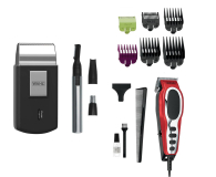 Wahl Zestaw Close Cut Pro Red, Travel Shaver, Nose Trimmer Micro - 1037888 - zdjęcie 1