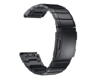 Tech-Protect Bransoleta SteelBand do Garmin Fenix black (22mm) - 720004 - zdjęcie 1