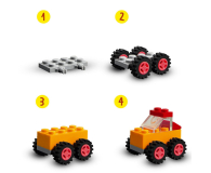 LEGO Classic 11014 Klocki na kołach - 1015570 - zdjęcie 8