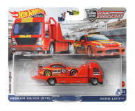 Hot Wheels Premium Team Transport Nissan Silvia + Areo Lift - 1039239 - zdjęcie 1