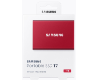Samsung Portable SSD T7 1TB USB 3.2 Gen. 2 Czerwony - 562889 - zdjęcie 8