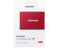 Samsung Portable SSD T7 500GB USB 3.2 Gen. 2 Czerwony - 562885 - zdjęcie 9