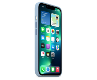 Apple Silikonowe etui iPhone 13 Pro błękitna mgła - 731013 - zdjęcie 3