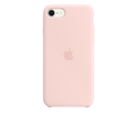 Apple Silikonowe etui iPhone 7/8/SE kredowy róż - 731032 - zdjęcie 1
