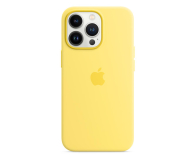 Apple Silikonowe etui iPhone 13 Pro skórka cytryny - 731014 - zdjęcie 1