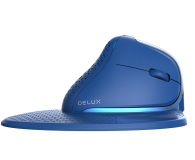 Delux Mysz Pionowa M618XSD BT+2.4G RGB (niebieska) - 744189 - zdjęcie 7