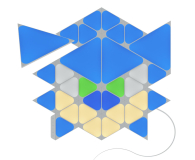 Nanoleaf Shapes Triangles Starter Kit (4 trójkąty, 28 mini trójkąty) - 738821 - zdjęcie 2