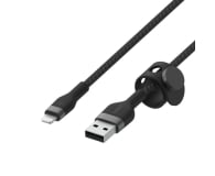 Belkin USB-A - LTG Braided Silicone 1m Black - 733075 - zdjęcie 3