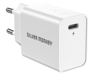 Silver Monkey Ładowarka sieciowa 30W USB-C PD