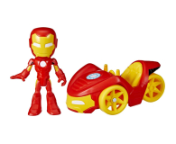 Hasbro Spidey i super kumple Pojazd Iron Racer + figurka - 1043993 - zdjęcie 1