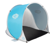 Nils Camp Namiot plażowy samorozkładający XXL szaro niebieski