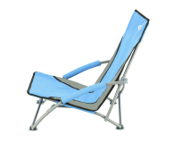 Nils Camp Składane krzesło leżak plażowy niebieski - 1047678 - zdjęcie 3