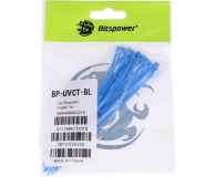 Bitspower Opaski zaciskowe kablowe 20szt UV 12cm niebieskie - 733398 - zdjęcie 5