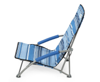 Nils Camp Składane krzesło leżak plażowy turkusowy - 1047683 - zdjęcie 5