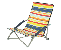 Nils Camp Składane krzesło leżak plażowy niebiesko-czerwony - 1047679 - zdjęcie 1