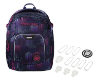 Coocazoo RayDay Purple Illusion + Zestaw MatchPatch Bright White - 1051099 - zdjęcie 1