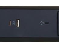 Legrand Przedłużacz ochronny 3X2P+Z+USB AC 1.5M-CZARNY - 1047772 - zdjęcie 4