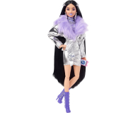 Barbie Extra Lalka Czarne włosy srebrzysty strój - 1051892 - zdjęcie 4