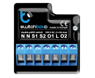 BleBox SwitchBoxD - 2x przekaźnik 230V WiFi - 691047 - zdjęcie 1