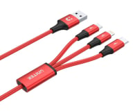 Unitek Kabel USB 2.0 3w1 Lightning, micro USB, USB-C 1,2m - 458692 - zdjęcie 2