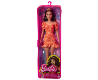 Barbie Fashionistas Lalka Pomarańczowa sukienka w kwiaty - 1053390 - zdjęcie 5