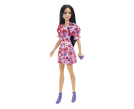 Barbie Fashionistas Lalka Dwukolorowa sukienka w kwiaty - 1053355 - zdjęcie 1