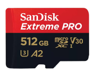 SanDisk 512GB microSDXC Extreme PRO 200MB/s A2 C10 V30 UHS-I U3 - 1058599 - zdjęcie 1