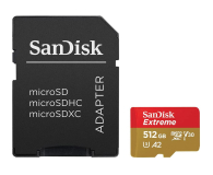 SanDisk 512GB microSDXC Extreme 190MB/s A2 C10 V30 UHS-I U3 - 1058580 - zdjęcie 2