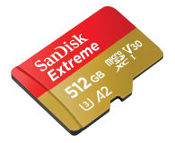 SanDisk 512GB microSDXC Extreme 190MB/s A2 C10 V30 UHS-I U3 - 1058580 - zdjęcie 3