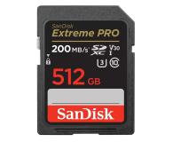 SanDisk 512GB SDXC Extreme PRO 200MB/s A2 C10 V30 UHS-I U3