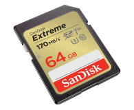 SanDisk 64GB SDXC Extreme 170MB/s A2 C10 V30 UHS-I U3 - 1058631 - zdjęcie 2