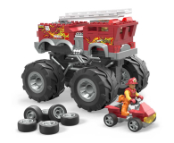 Mega Bloks Hot Wheels Monster Trucks Mega Construx 5-Alarm + łazik ATV - 1053111 - zdjęcie 1