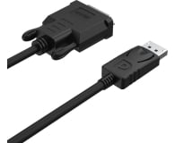 Unitek Kabel DisplayPort - DVI 1.8m (max. DP 1.3) - 385717 - zdjęcie 2