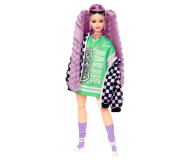Barbie Extra Lalka Jasnoróżowe włosy kurtka szachownica - 1051934 - zdjęcie 3