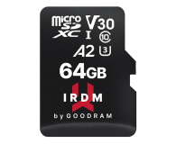 GOODRAM 64GB microSDXC IRDM 170MB/s UHS-I U3 V30 A2 - 1071898 - zdjęcie 1